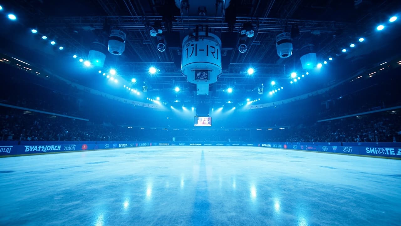 Ice rink background — ISU European Figure Skating Championships 2016 Bratislava
