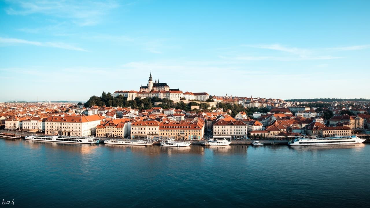 View of Bratislava on the Danube River